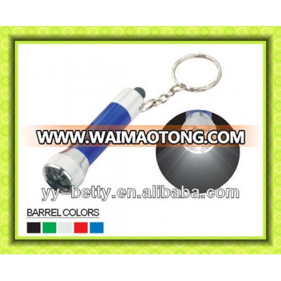 mini aluminium 5 pcs led keychain bright light torch